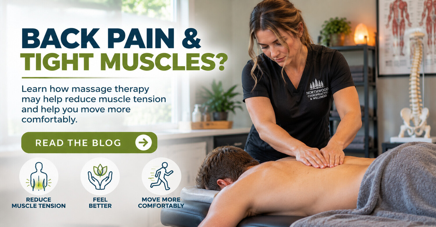 Massage therapist working on the lower back to address muscle tension associated with back pain