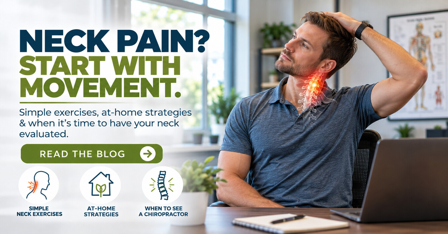 Man performing a gentle neck exercise for neck pain and stiffness