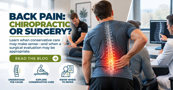 Chiropractic Care vs Spine Surgery for Low Back Pain image